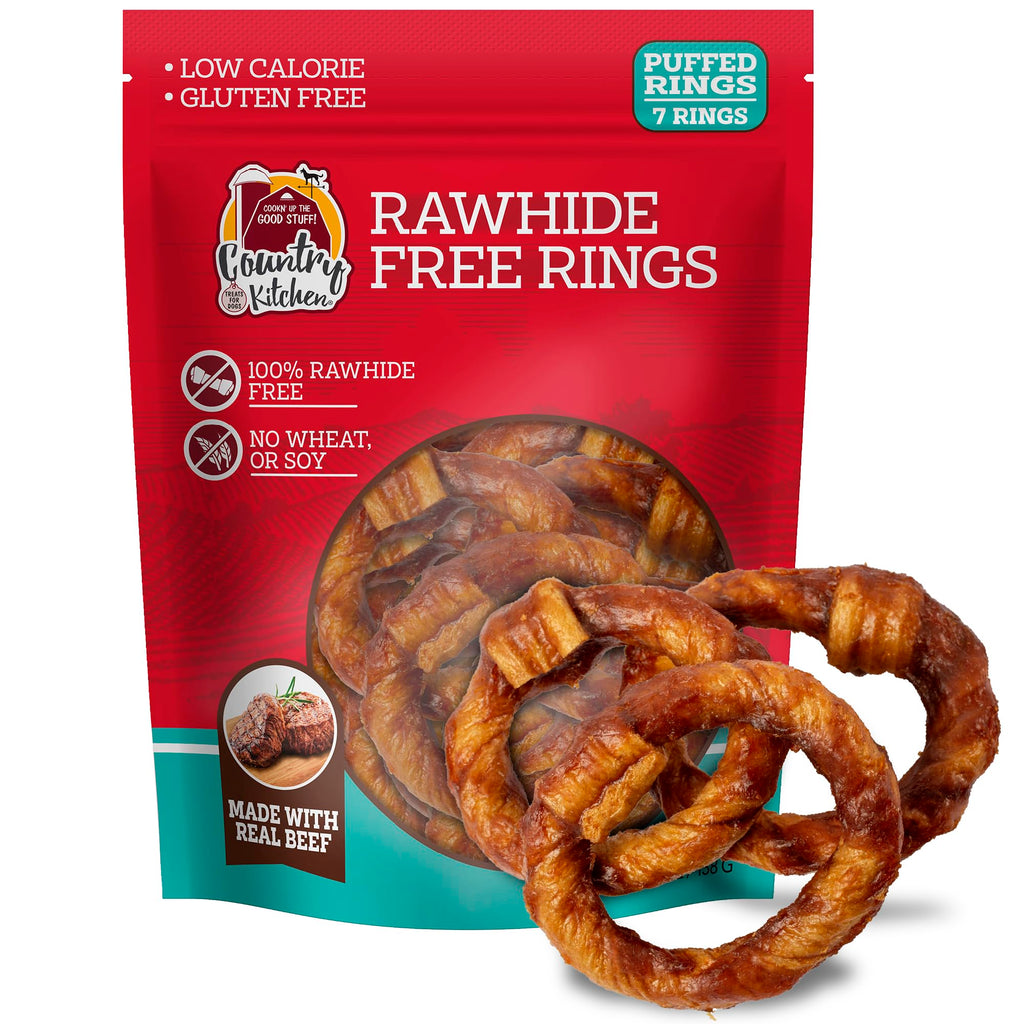 Beef Rings Dog Chews 7 Count V9231