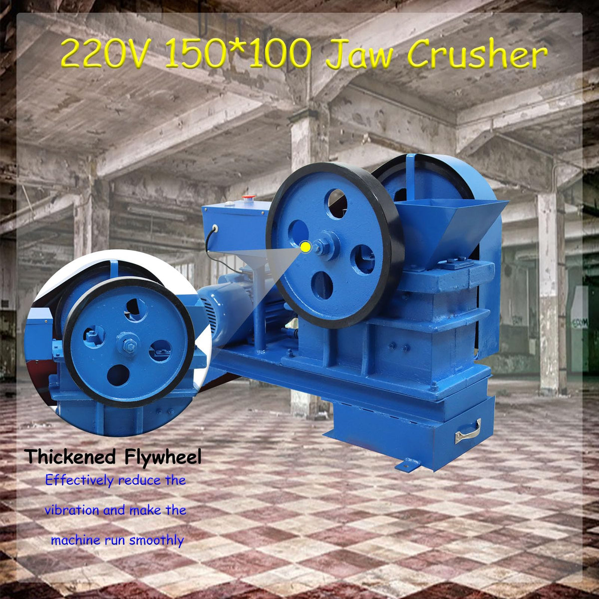 220V 2.2KW Stone Crusher Machine C9266