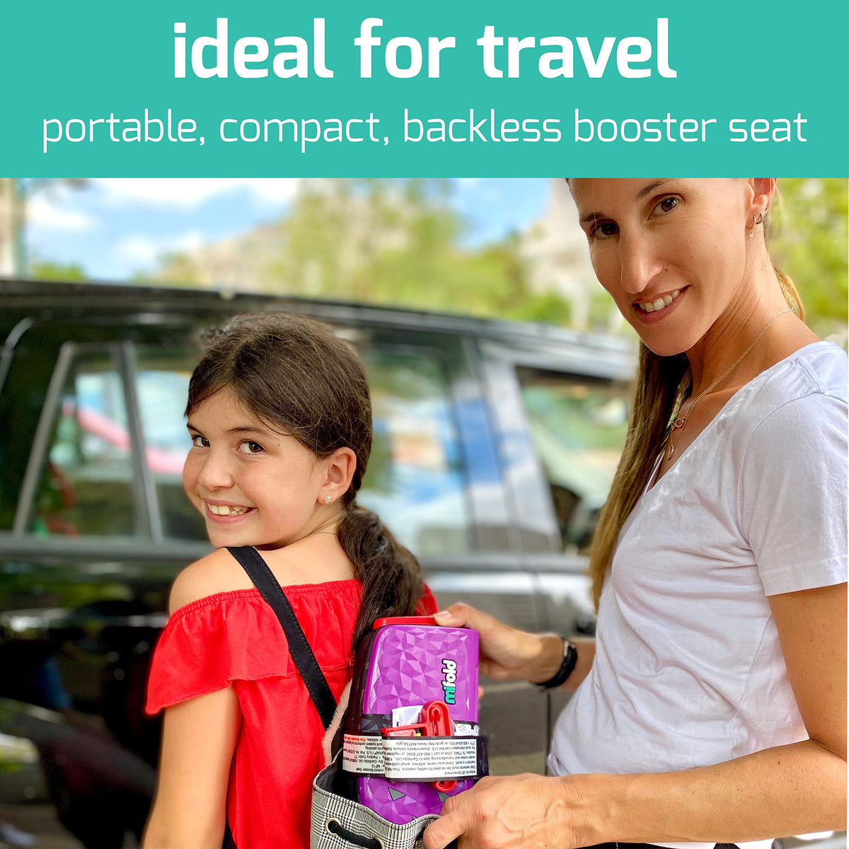 Backless Booster Seat with Carry Bag Z472