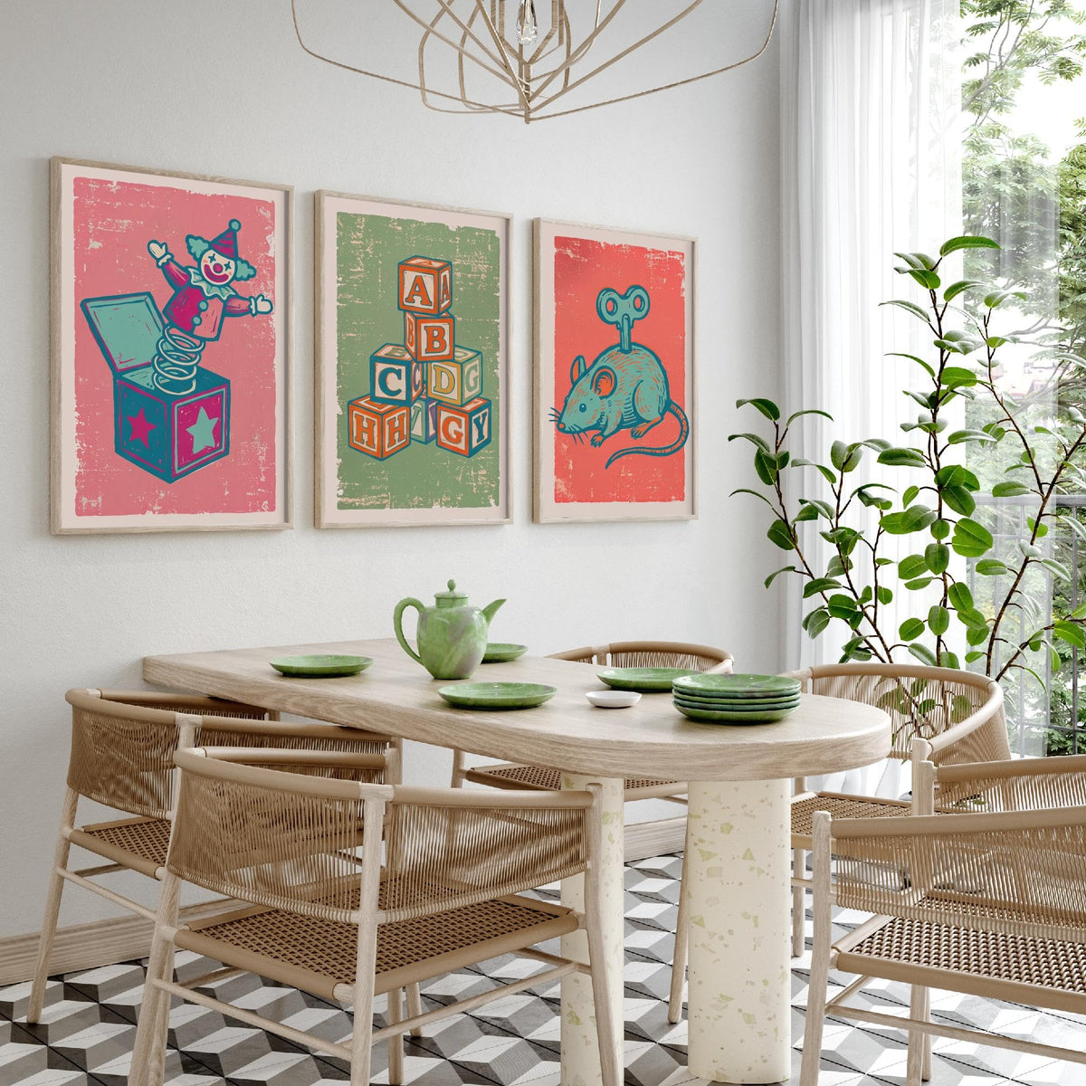 Art Prints Set of 3 E2498
