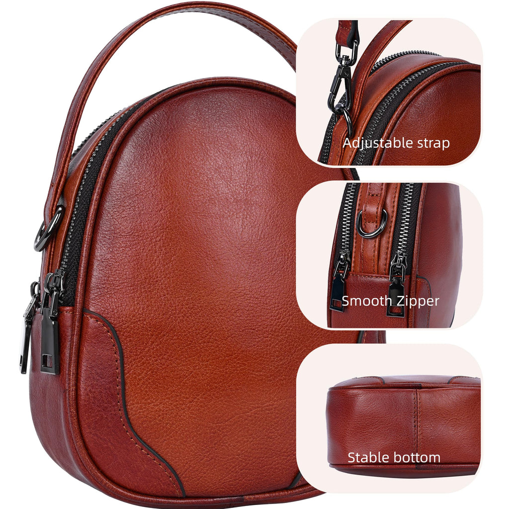 Small Leather Crossbody Bag L90204